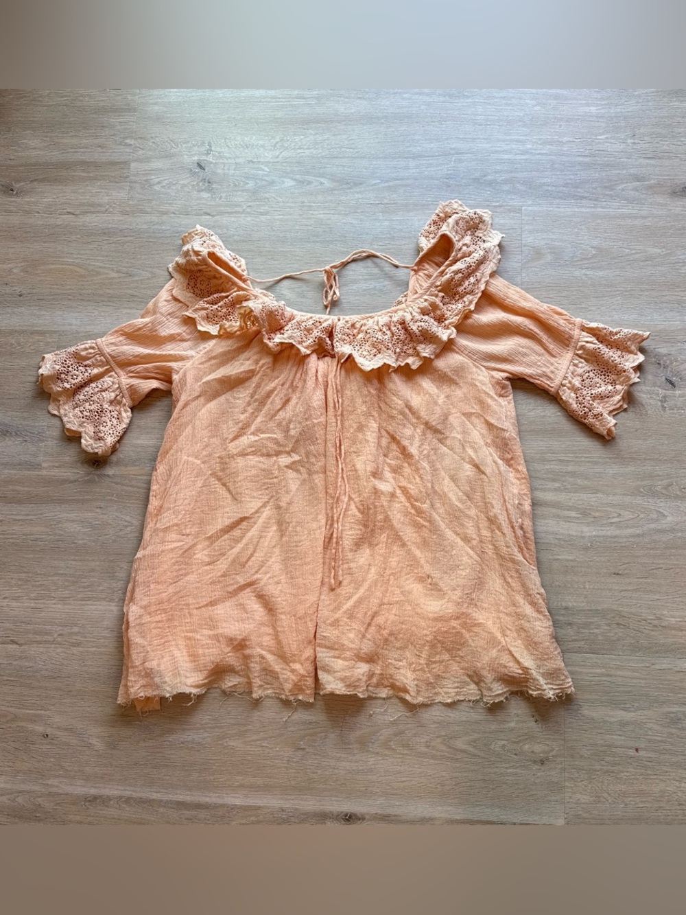 Tularosa Sherbet Lace Trim Mini Dress Small